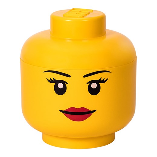 LEGO Pojemnik &quot;Girl&quot; w kolorze żółtym - wys. 27,1 x Ø 24 cm Lego onesize promocyjna cena Limango Polska