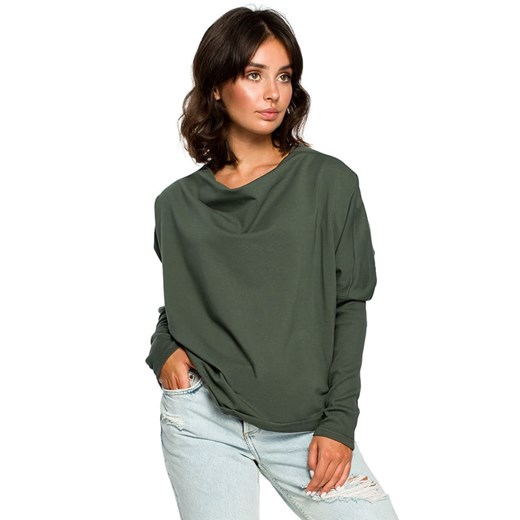 Be Wear Bluza w kolorze khaki ze sklepu Limango Polska w kategorii Bluzy damskie - zdjęcie 177485604