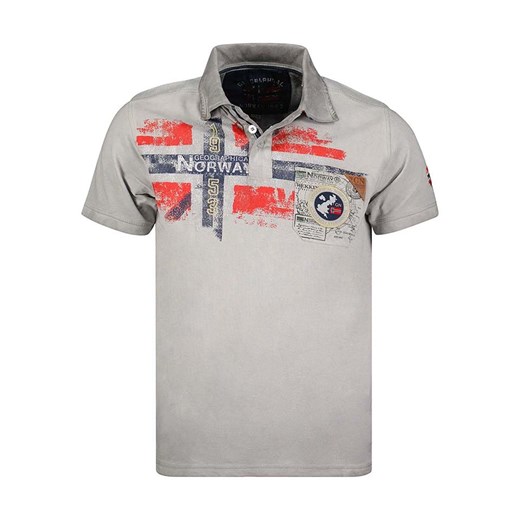 Geographical Norway Koszulka polo &quot;Kamo&quot; w kolorze jasnoszarym ze sklepu Limango Polska w kategorii T-shirty chłopięce - zdjęcie 177486090