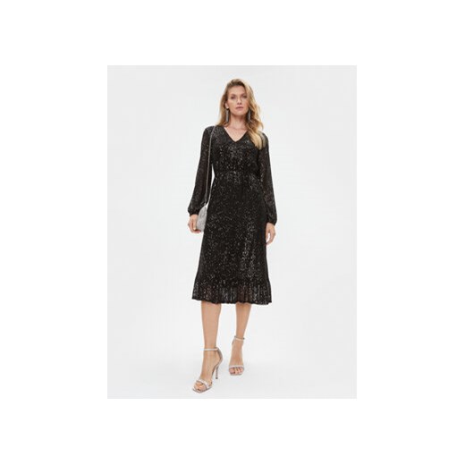 TWINSET Sukienka koktajlowa 232TT2280 Czarny Regular Fit Twinset 40 MODIVO