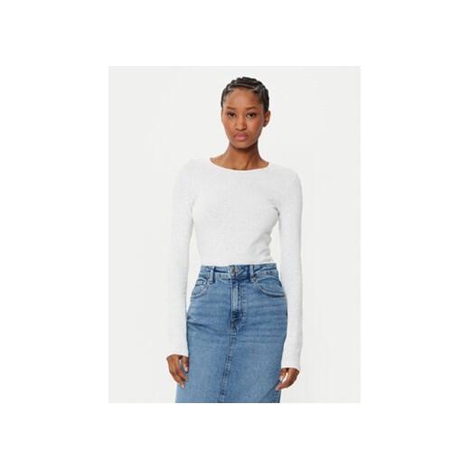 Gina Tricot Bluzka 24216 Szary Regular Fit ze sklepu MODIVO w kategorii Bluzki damskie - zdjęcie 177486754