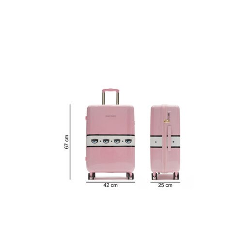 Chiara Ferragni Walizka średnia 76SB0LA2 Różowy Chiara Ferragni uniwersalny MODIVO