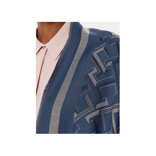 Tommy Hilfiger Szal Distinct Jacquard Scarf AW0AW16372 Niebieski Tommy Hilfiger uniwersalny MODIVO