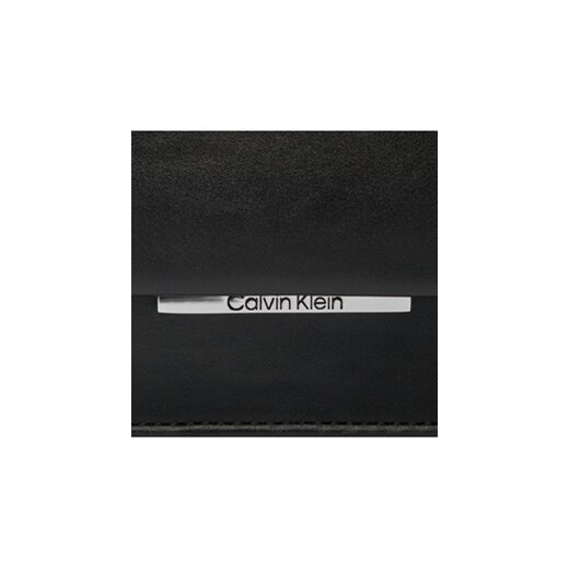 Calvin Klein Torebka Ck Linear Shoulder Bag K60K612158 Czarny Calvin Klein uniwersalny MODIVO