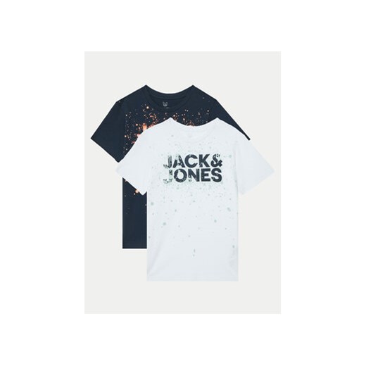 Jack&Jones Komplet 2 t-shirtów Splash 12264259 Granatowy Regular Fit ze sklepu MODIVO w kategorii T-shirty chłopięce - zdjęcie 177490100