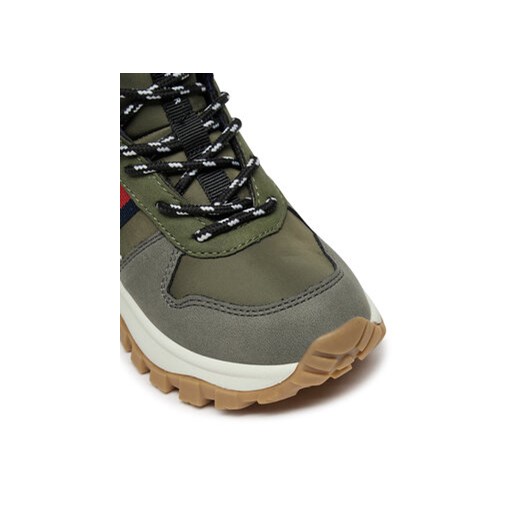 Tommy Hilfiger Trzewiki T3B9-33680-1696A M Zielony Tommy Hilfiger 30 MODIVO