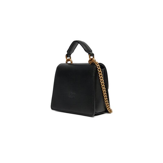 Pinko Torebka Love One Top Handle Micro Light AI 24-25 PCPL 102740 A0F1 Czarny Pinko one size MODIVO