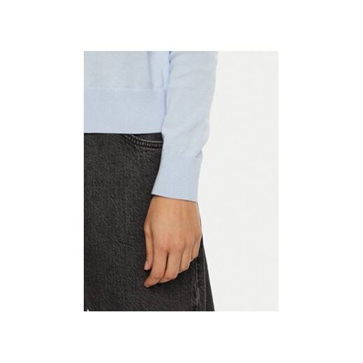 Tommy Jeans Sweter Essential DW0DW20159 Błękitny Regular Fit Tommy Jeans L MODIVO