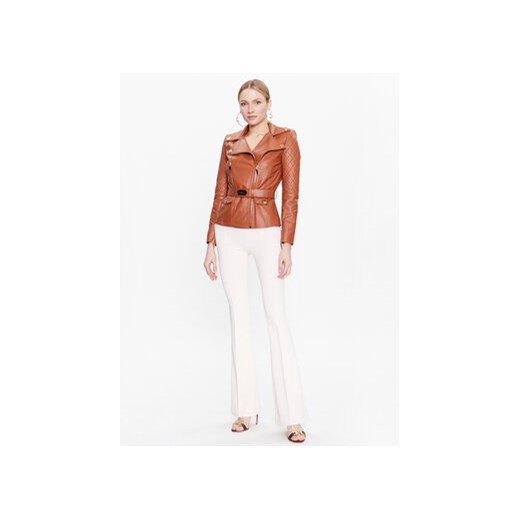 Elisabetta Franchi Spodnie materiałowe PA-054-31E2-V250 Écru Regular Fit Elisabetta Franchi 46 MODIVO