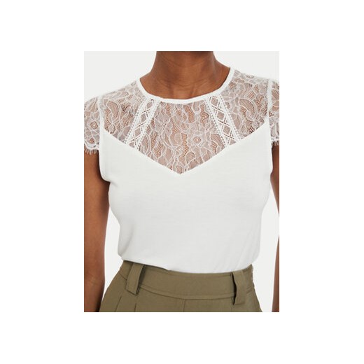 Morgan Bluzka 232-DGIULIA Biały Slim Fit Morgan M MODIVO