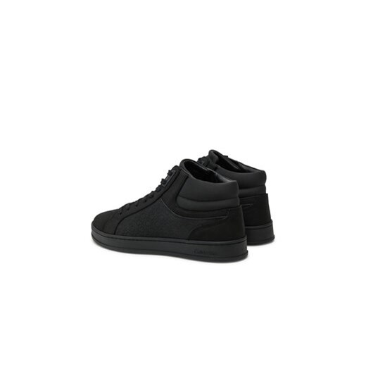 Calvin Klein Sneakersy High Top Lace Up Nb Mono HM0HM01769 Czarny Calvin Klein 43 MODIVO