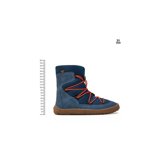 Froddo Kozaki Barefoot Tex Track Wool G3160239-2 S Niebieski Froddo 35 MODIVO