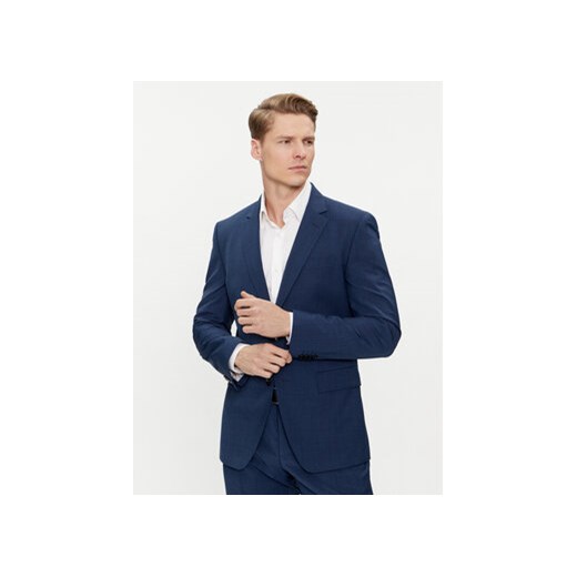 Boss Garnitur H-Huge 50509491 Granatowy Slim Fit 58 MODIVO