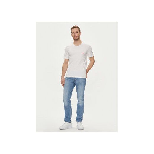 Hugo Komplet 3 t-shirtów 50493972 Biały Regular Fit XXL MODIVO