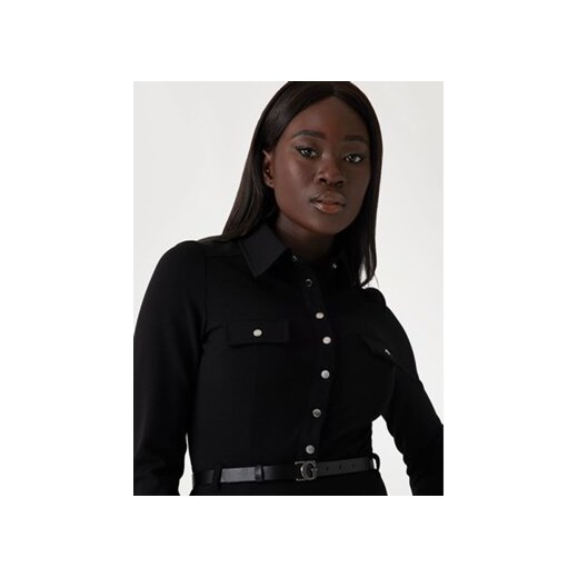 Guess Sukienka koszulowa W5RK93 KCBO2 Czarny Regular Fit Guess XXL MODIVO