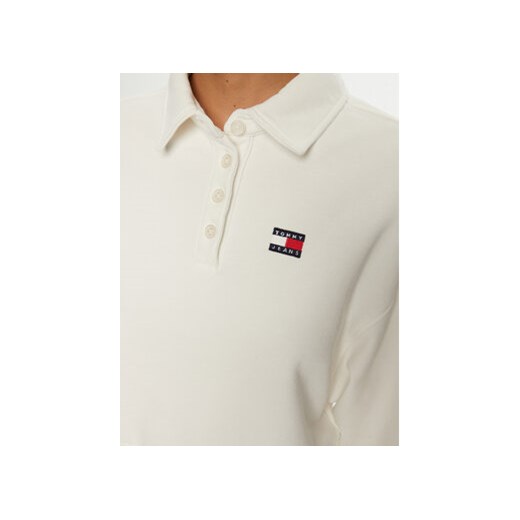 Tommy Jeans Bluza DW0DW19409 Biały Relaxed Fit Tommy Jeans S MODIVO