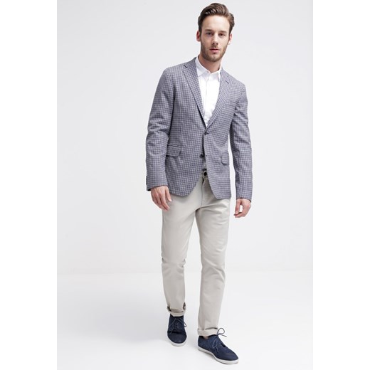 Sartorial Leisure by Oscar Jacobson EMIL Marynarka blue zalando niebieski długie
