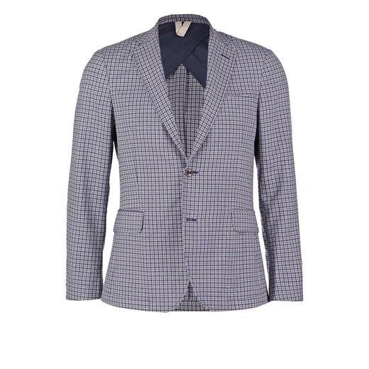 Sartorial Leisure by Oscar Jacobson EMIL Marynarka blue zalando szary abstrakcyjne wzory