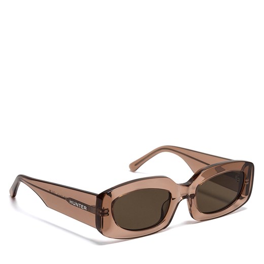 Okulary przeciwsłoneczne Hunter HT 6653S Beżowy Hunter one size eobuwie.pl