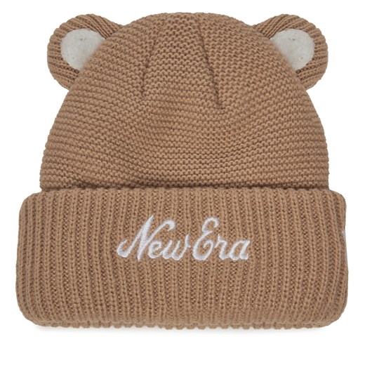 Czapka New Era Teddy Bear Ears Cuff Knit Beanie 60580864 Brązowy New Era one size eobuwie.pl