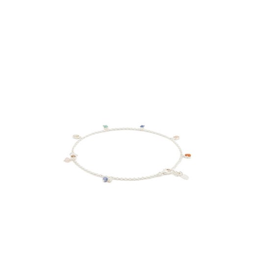TOUS Bransoletka na stopę Icon Color 1002076400 Srebrny Tous one size MODIVO
