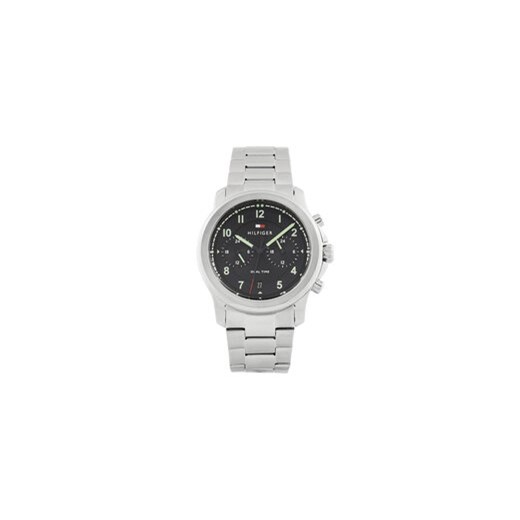 Tommy Hilfiger Zegarek Wesley 1710626 Srebrny ze sklepu MODIVO w kategorii Zegarki - zdjęcie 177510463