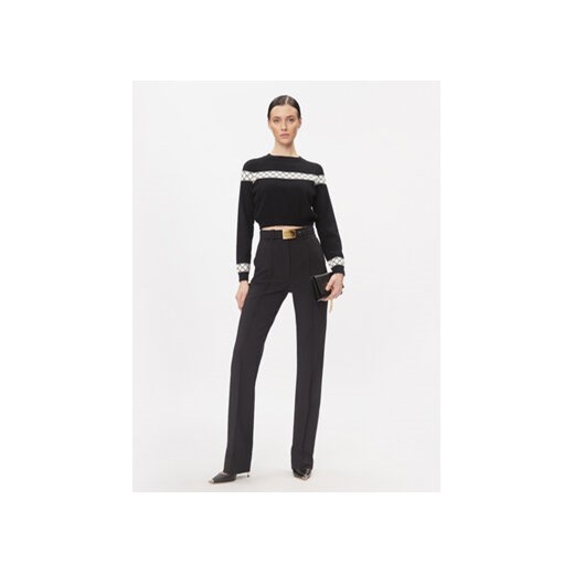 Elisabetta Franchi Sweter MK-39Q-31E2-V280 Czarny Regular Fit Elisabetta Franchi 42 MODIVO