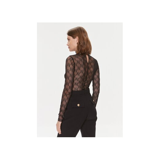 Elisabetta Franchi Body BO-004-41E2 Czarny Regular Fit Elisabetta Franchi 42 MODIVO