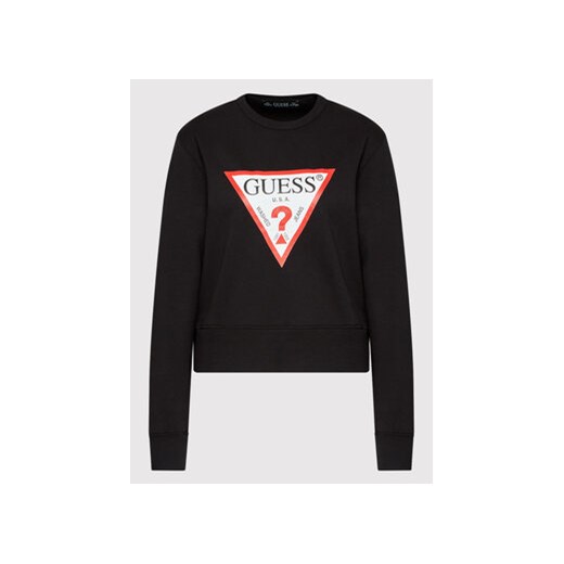 Guess Bluza Original W2YQ16 KBA10 Czarny Regular Fit Guess XS MODIVO