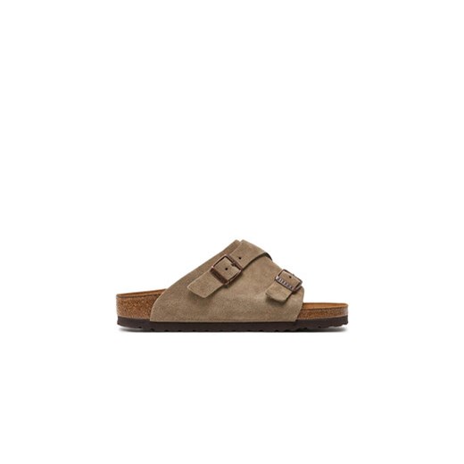 Birkenstock Klapki Zürich 50463 Brązowy ze sklepu MODIVO w kategorii Klapki damskie - zdjęcie 177516541