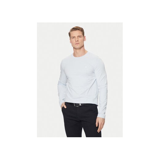 Marc O'Polo Longsleeve 520 2012 52210 Błękitny Regular Fit ze sklepu MODIVO w kategorii T-shirty męskie - zdjęcie 177519093