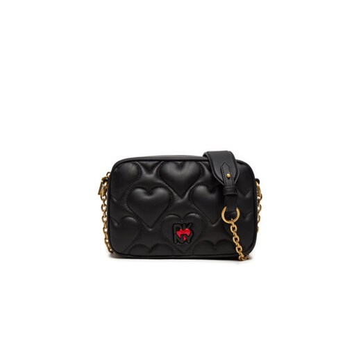 DKNY Torebka Heart Of Ny Quilted Camera Bag R43EZE99 Czarny ze sklepu MODIVO w kategorii Kopertówki - zdjęcie 177521443