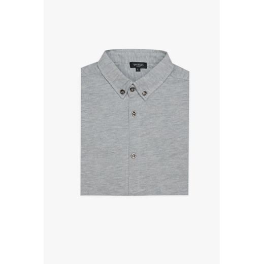 KOSZULA FORMENTO 3012 DŁUGI RĘKAW SLIM FIT SZAROŚĆ ze sklepu Recman w kategorii Koszule męskie - zdjęcie 177532514