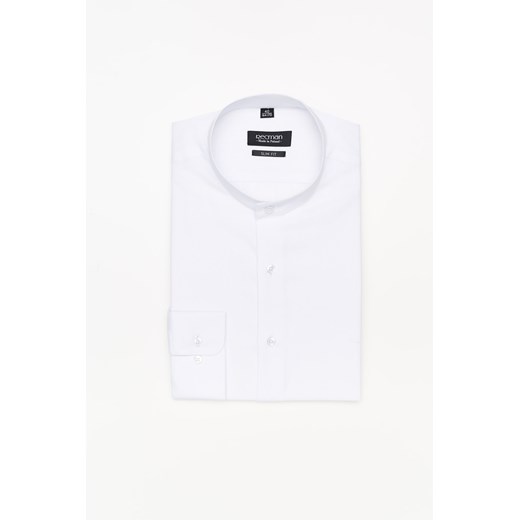 KOSZULA FORMENTO 3013E DŁUGI RĘKAW SLIM FIT BIAŁY ze sklepu Recman w kategorii Koszule męskie - zdjęcie 177532602