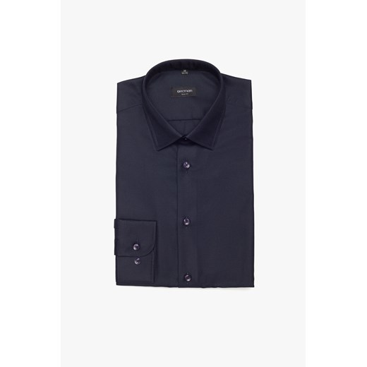 KOSZULA CORSINI 3098T DŁUGI RĘKAW SLIM FIT GRANAT ze sklepu Recman w kategorii Koszule męskie - zdjęcie 177532892