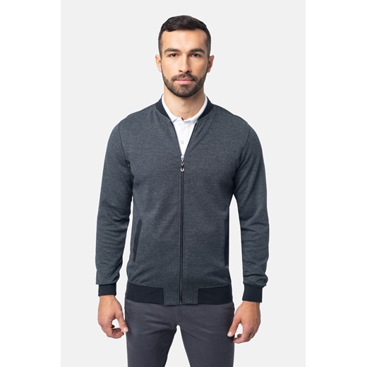 BLUZA TALBOT ROZPINANY CZERŃ ze sklepu Recman w kategorii Bluzy męskie - zdjęcie 177533001