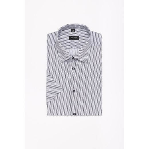 KOSZULA COLINE 3101T KRÓTKI RĘKAW SLIM FIT BIAŁY ze sklepu Recman w kategorii Koszule męskie - zdjęcie 177533093