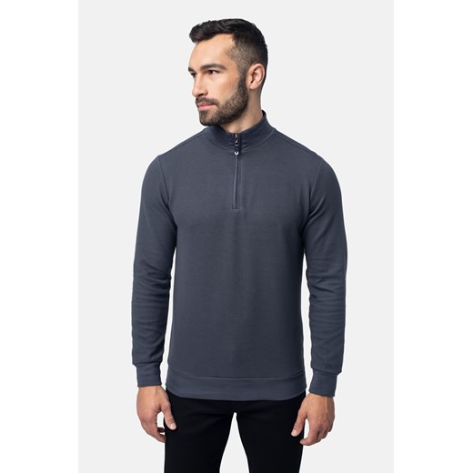 BLUZA FAVON TROYER/TYPU TROYER GRAFIT ze sklepu Recman w kategorii Bluzy męskie - zdjęcie 177533171