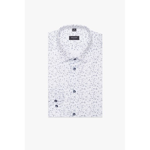 KOSZULA COLINE 3110T DŁUGI RĘKAW SLIM FIT BIAŁY ze sklepu Recman w kategorii Koszule męskie - zdjęcie 177533201