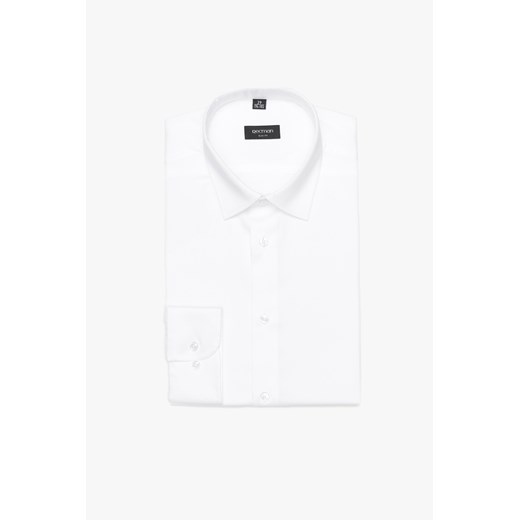KOSZULA VERSONE 3146T DŁUGI RĘKAW SLIM FIT BIAŁY ze sklepu Recman w kategorii Koszule męskie - zdjęcie 177533400