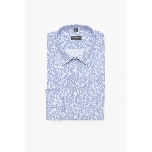 KOSZULA COLINE 3160D DŁUGI RĘKAW SLIM FIT BIAŁY ze sklepu Recman w kategorii Koszule męskie - zdjęcie 177533451