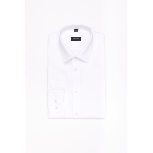 KOSZULA VERSONE 3155T DŁUGI RĘKAW SLIM FIT BIAŁY ze sklepu Recman w kategorii Koszule męskie - zdjęcie 177533491