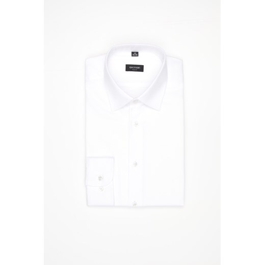 KOSZULA CORSINI 2739T DŁUGI RĘKAW SLIM FIT BIAŁY ze sklepu Recman w kategorii Koszule męskie - zdjęcie 177533522