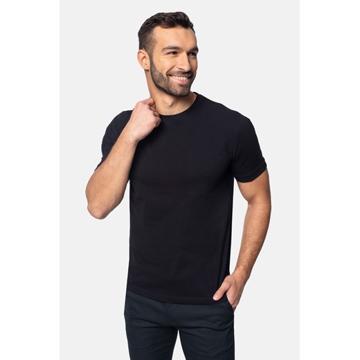 T SHIRT MORGO CZERŃ ze sklepu Recman w kategorii T-shirty męskie - zdjęcie 177533641