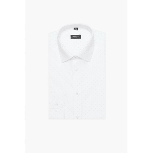 KOSZULA COLINE 3171T DŁUGI RĘKAW SLIM FIT BIAŁY ze sklepu Recman w kategorii Koszule męskie - zdjęcie 177533731