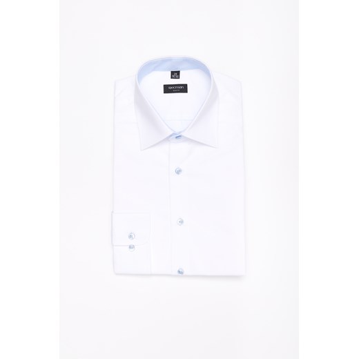 KOSZULA BEXLEY 3130E DŁUGI RĘKAW SLIM FIT BIAŁY ze sklepu Recman w kategorii Koszule męskie - zdjęcie 177533802