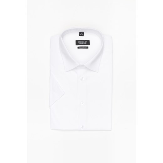 KOSZULA VERSONE 90001 KRÓTKI RĘKAW CUSTOM FIT BIAŁY ze sklepu Recman w kategorii Koszule męskie - zdjęcie 177534292