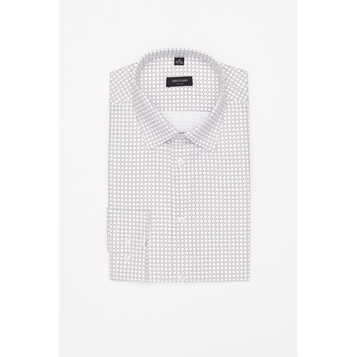 KOSZULA COLINE 3207T DŁUGI RĘKAW CUSTOM FIT BIAŁY ze sklepu Recman w kategorii Koszule męskie - zdjęcie 177534511