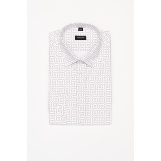 KOSZULA COLINE 3208T DŁUGI RĘKAW SLIM FIT BIAŁY ze sklepu Recman w kategorii Koszule męskie - zdjęcie 177534513