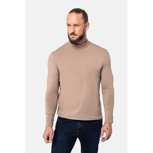 BLUZA ALDEA GOLF BEŻ ze sklepu Recman w kategorii Bluzy męskie - zdjęcie 177534550